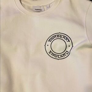 Burberry Cream Logo Crewneck